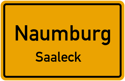 Straßenverzeichnis Naumburg Saaleck