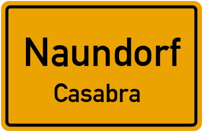 Straßenverzeichnis Naundorf Casabra