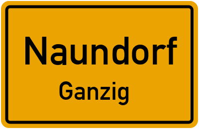 Straßenverzeichnis Naundorf Ganzig