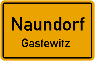 Straßenverzeichnis Naundorf Gastewitz