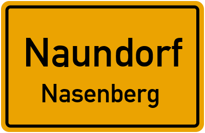 Straßenverzeichnis Naundorf Nasenberg