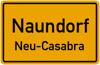 Straßenverzeichnis Naundorf Neu-Casabra