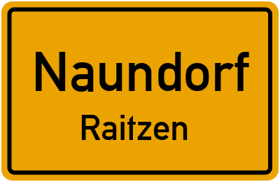 Straßenverzeichnis Naundorf Raitzen