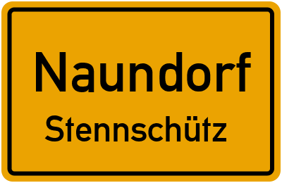 Straßenverzeichnis Naundorf Stennschütz
