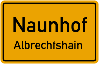 Straßenverzeichnis Naunhof Albrechtshain