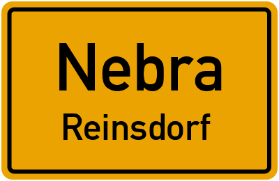 Straßenverzeichnis Nebra Reinsdorf