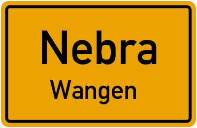 Straßenverzeichnis Nebra Wangen