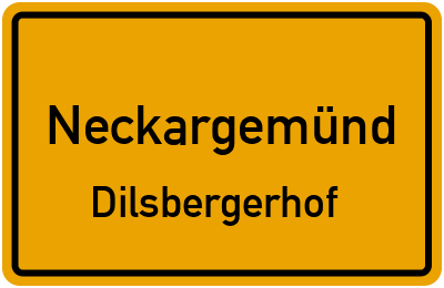 Straßenverzeichnis Neckargemünd Dilsbergerhof
