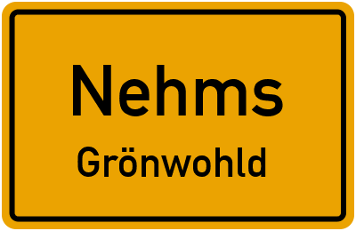 Straßenverzeichnis Nehms Grönwohld