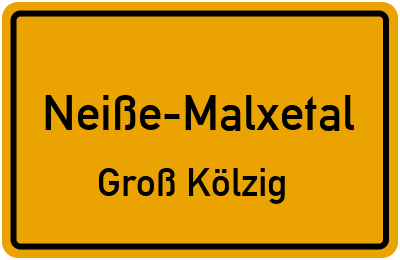 Straßenverzeichnis Neiße-Malxetal Groß Kölzig