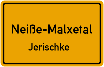 Straßenverzeichnis Neiße-Malxetal Jerischke