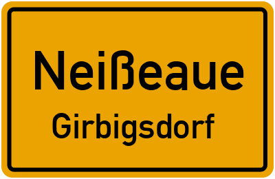 Straßenverzeichnis Neißeaue Girbigsdorf