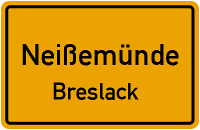 Straßenverzeichnis Neißemünde Breslack