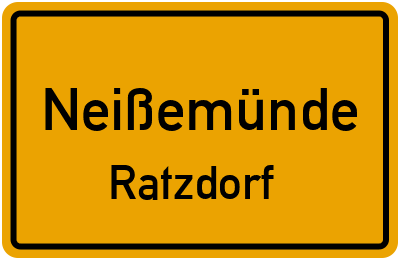 Straßenverzeichnis Neißemünde Ratzdorf