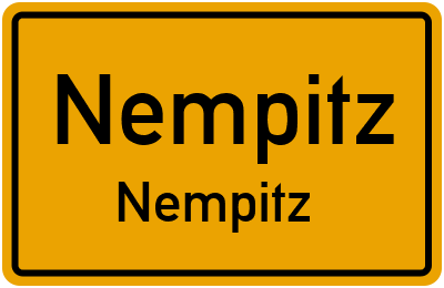 Straßenverzeichnis Nempitz Nempitz