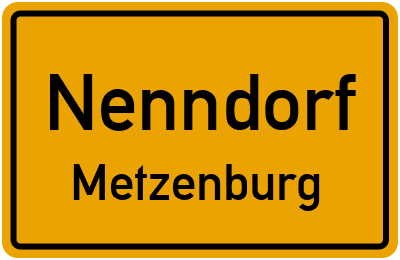 Straßenverzeichnis Nenndorf Metzenburg