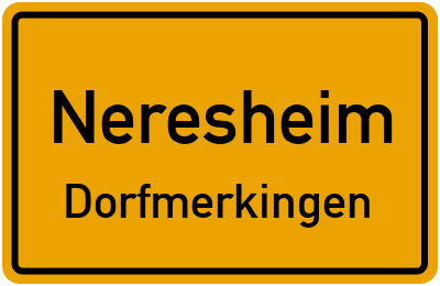 Straßenverzeichnis Neresheim Dorfmerkingen