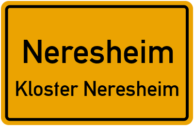 Straßenverzeichnis Neresheim Kloster Neresheim