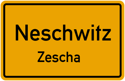 Straßenverzeichnis Neschwitz Zescha