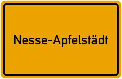 Branchenbuch Nesse-Apfelstädt, Thüringen