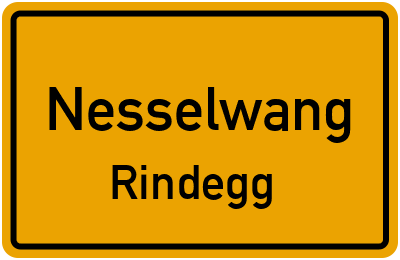 Straßenverzeichnis Nesselwang Rindegg