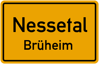 Straßenverzeichnis Nessetal Brüheim