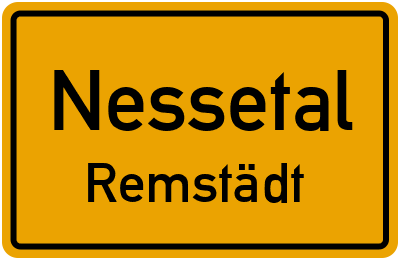 Straßenverzeichnis Nessetal Remstädt