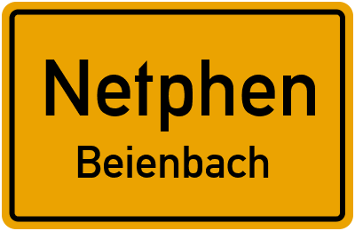 Straßenverzeichnis Netphen Beienbach