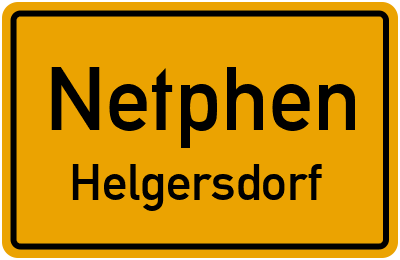 Straßenverzeichnis Netphen Helgersdorf
