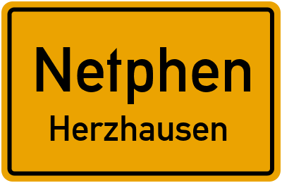 Straßenverzeichnis Netphen Herzhausen