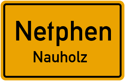 Straßenverzeichnis Netphen Nauholz