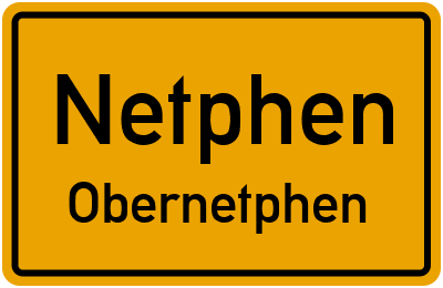 Straßenverzeichnis Netphen Obernetphen