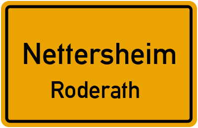 Straßenverzeichnis Nettersheim Roderath