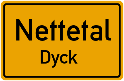 Straßenverzeichnis Nettetal Dyck