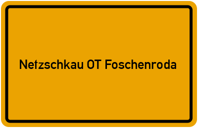 Branchenbuch Netzschkau OT Foschenroda, Sachsen