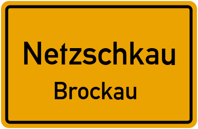 Straßenverzeichnis Netzschkau Brockau