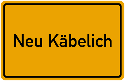 Neu Käbelich in Mecklenburg-Vorpommern