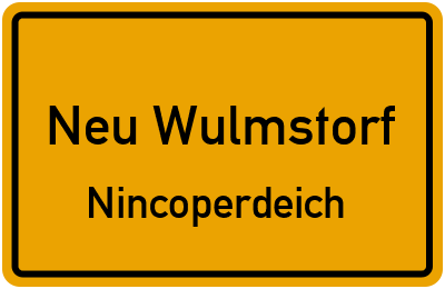Straßenverzeichnis Neu Wulmstorf Nincoperdeich