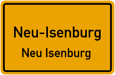 Straßenverzeichnis Neu-Isenburg Neu Isenburg