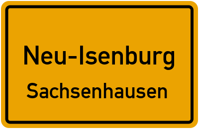 Straßenverzeichnis Neu-Isenburg Sachsenhausen