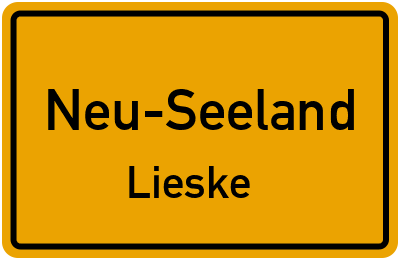 Straßenverzeichnis Neu-Seeland Lieske