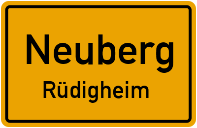 Straßenverzeichnis Neuberg Rüdigheim