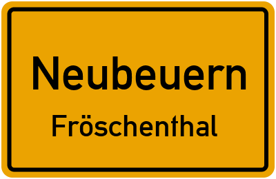 Straßenverzeichnis Neubeuern Fröschenthal