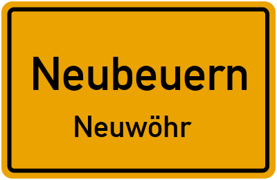 Straßenverzeichnis Neubeuern Neuwöhr