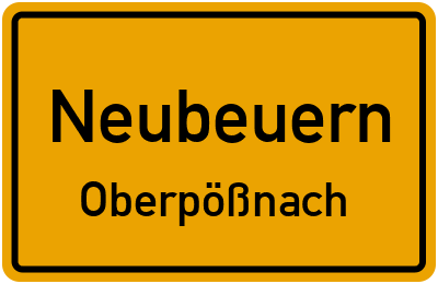Straßenverzeichnis Neubeuern Oberpößnach