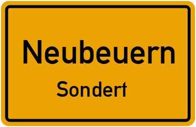 Straßenverzeichnis Neubeuern Sondert