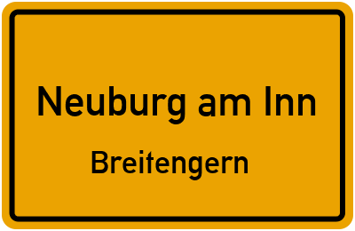 Straßenverzeichnis Neuburg am Inn Breitengern