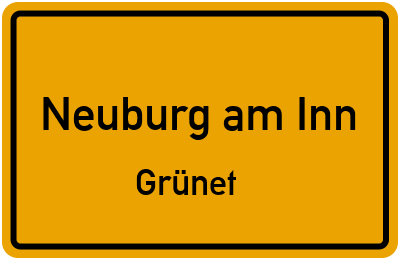 Straßenverzeichnis Neuburg am Inn Grünet