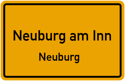 Straßenverzeichnis Neuburg am Inn Neuburg