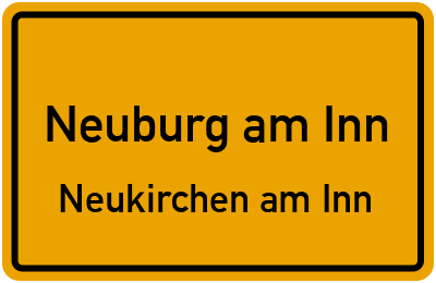 Straßenverzeichnis Neuburg am Inn Neukirchen am Inn